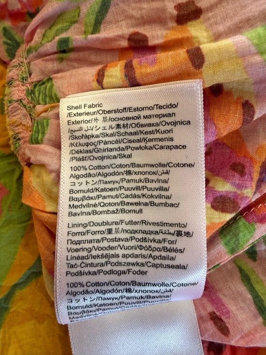 Farm Rio Mixed Fruits Paradise Cotton Midi Dress | Size Small - Picture 12 of 15